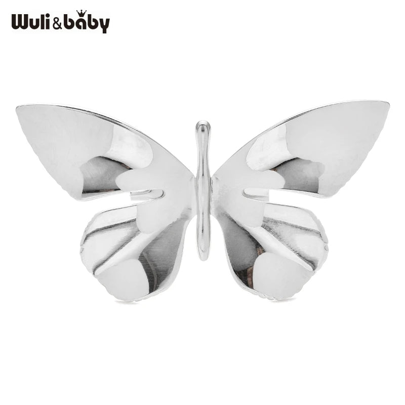 PENDRA Silverwing Butterfly Stainless Steel Brooch