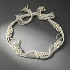 PENDRA Demiine Floral Boho Waist Chain Belt