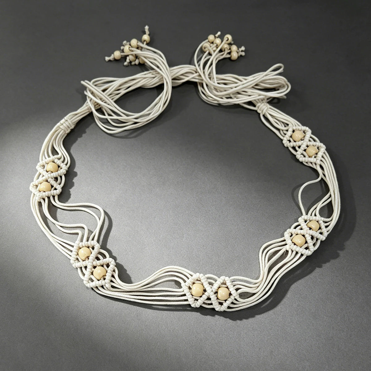 PENDRA Demiine Floral Boho Waist Chain Belt