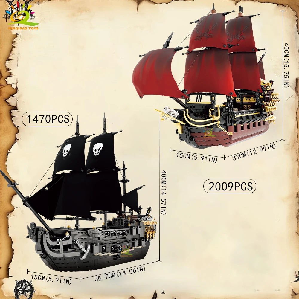 PENDRA Skeleton Ghost Black Building Set