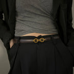 PENDRA Fayeyne Genuine Leather Elegant Slim Belt