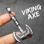 PENDRA Phoenix Axe Steel Necklace