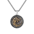 PENDRA Wolf Rune Viking Necklace