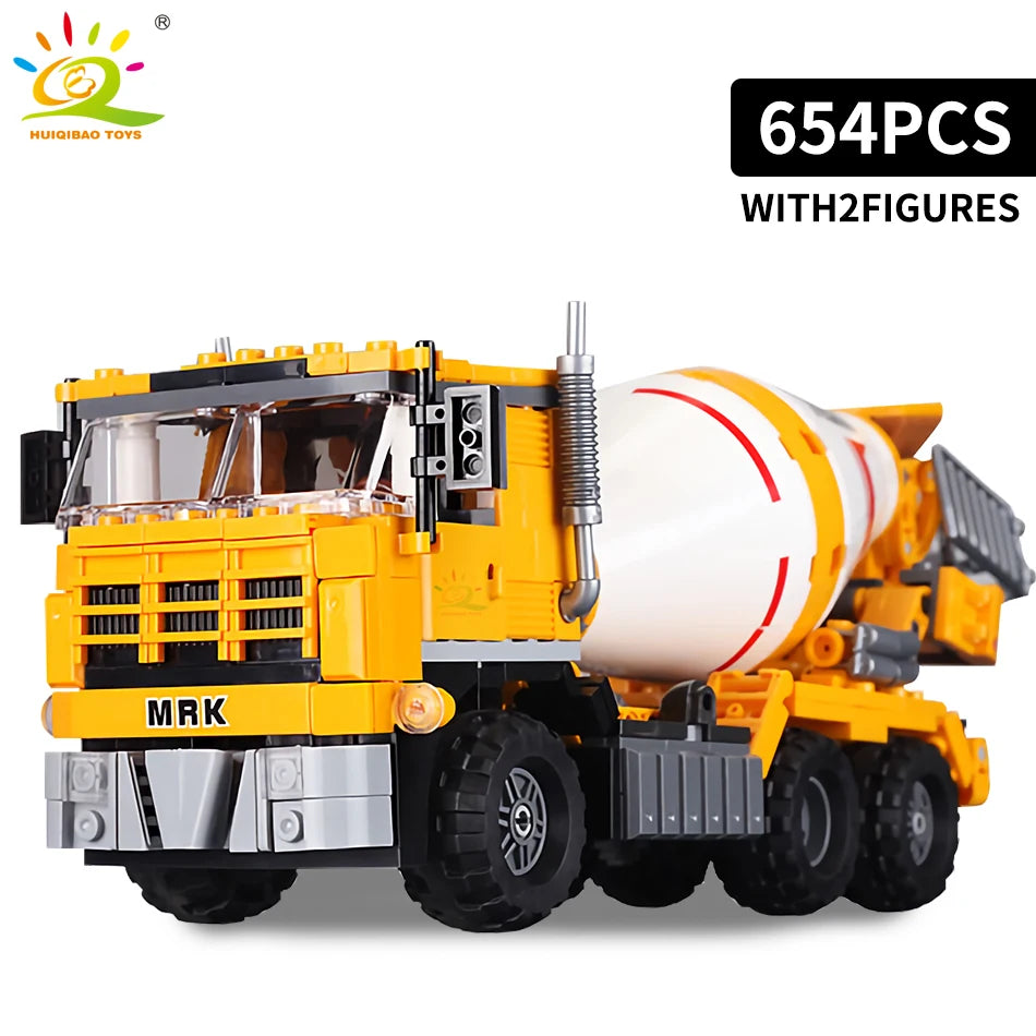 PENDRA Engineering Vehicle Excavator Building Set