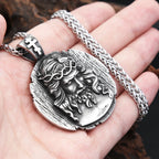 PENDRA Jesusround Christian Jesus Round Pendant