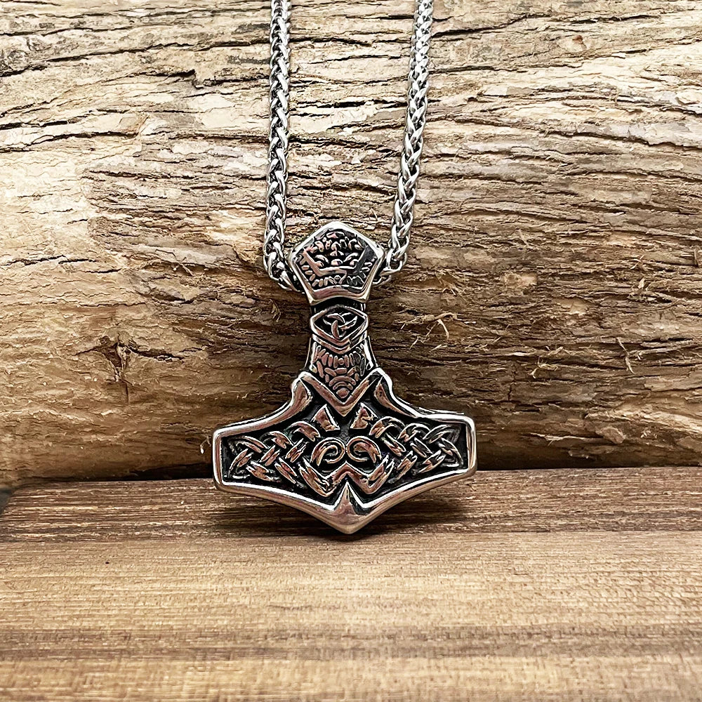PENDRA Rune Vintage Hammer Necklace