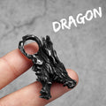 Retro Dragon Head Men Necklaces Stainless Steel Pendant Chain Women Punk Fashion Jewelry New In Accessories Gifts Wholesale