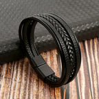 PENDRA Aevmire Braided Leather Bracelet