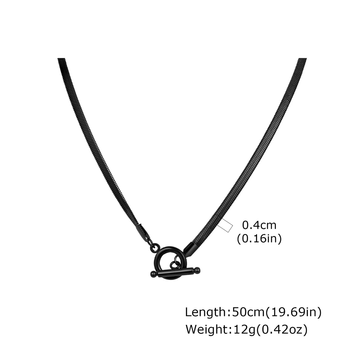 PENDRA Toggle Flat Chain Necklace