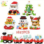 PENDRA Elk Deer Santa Building Set