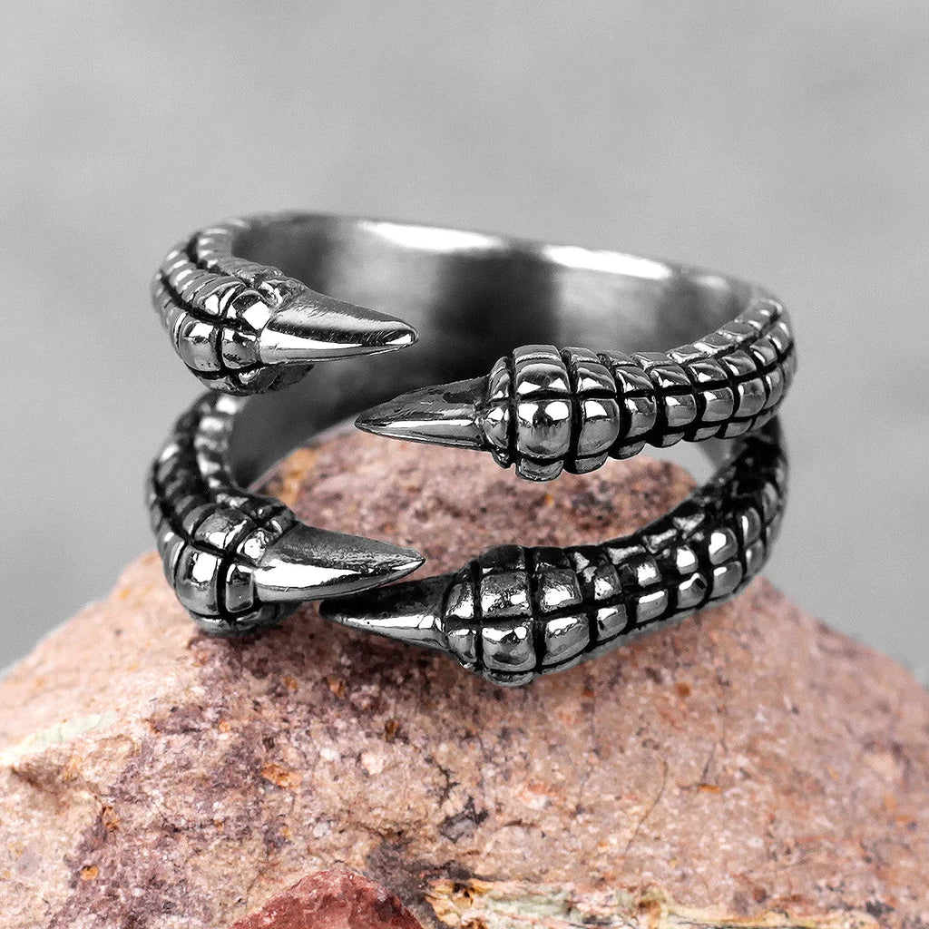 PENDRA Dragon Claw Personality Steel Ring