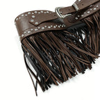 PENDRA Lunaara Leather Tassel Gothic Belt