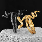 PENDRA Animal Poisonous Snake Steel Ring