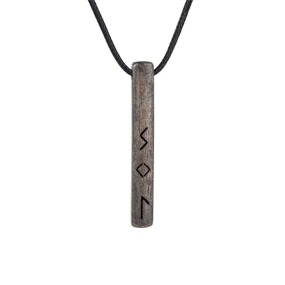 PENDRA Rune Norse Pendant Necklace