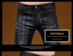 PENDRA Cowboy Black Letter Pants