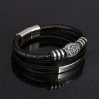 PENDRA Rune Classic Leather Bracelet