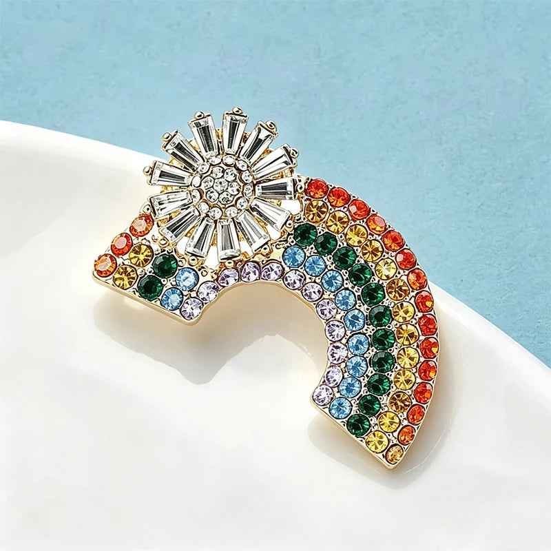 PENDRA Rainbelle Cute Rainbow Brooch