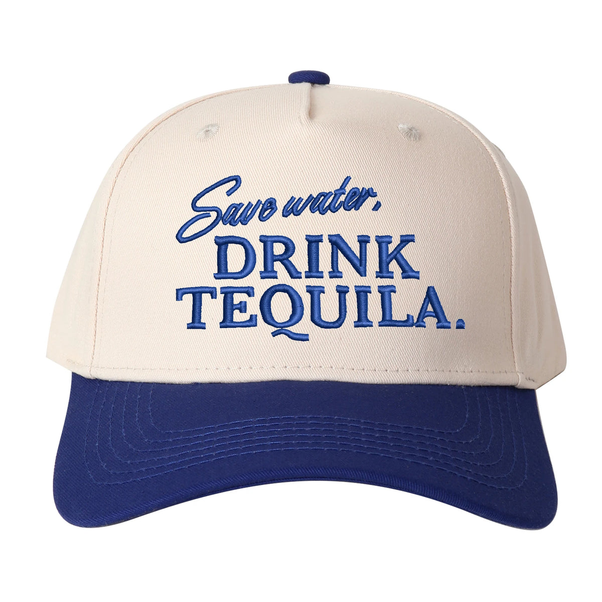 Save Water Drink Tequila Vintage Trucker Hat | Margaret, Apero, Espresso Theme | Adult Premium Trendy Baseball Cap