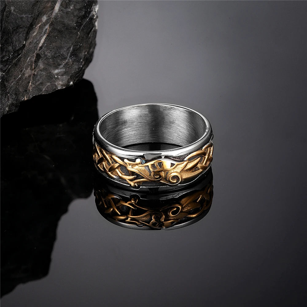 PENDRA Serpent Gold Ring