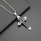PENDRA Crossgold Gold-Plated Cross Pendant Necklace
