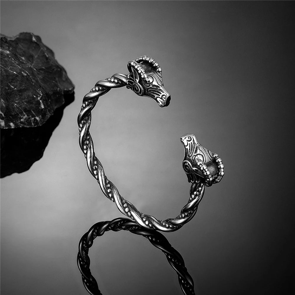 PENDRA Wolf Rune Dragon Bracelet
