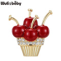 PENDRA Cherrycupcake Cherry Cupcake Brooch