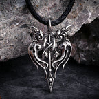 PENDRA Crow Rune Necklace
