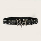 PENDRA Demiessa Leather Gothic Plus Size Belt