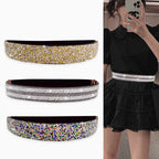 PENDRA Noraora Rhinestone Tassel Corset Waist Chain Belt