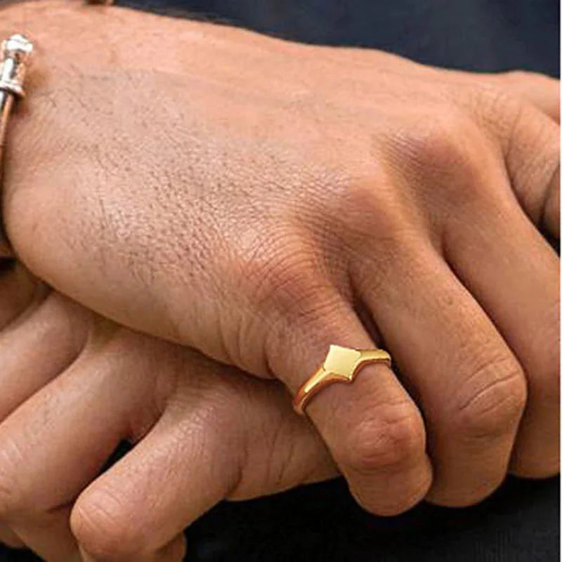 PENDRA Hall's Lotus Elegant Steel Ring
