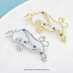 PENDRA 2 Colors Shell Taurus Brooch