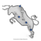 PENDRA 2 Colors Shell Taurus Brooch