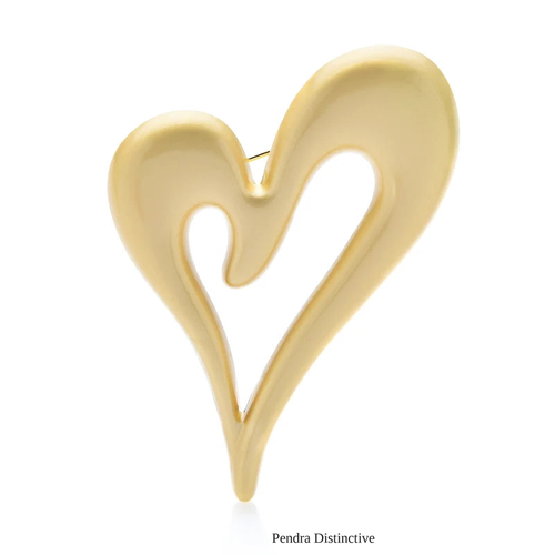 PENDRA 3-color Heart Brooch