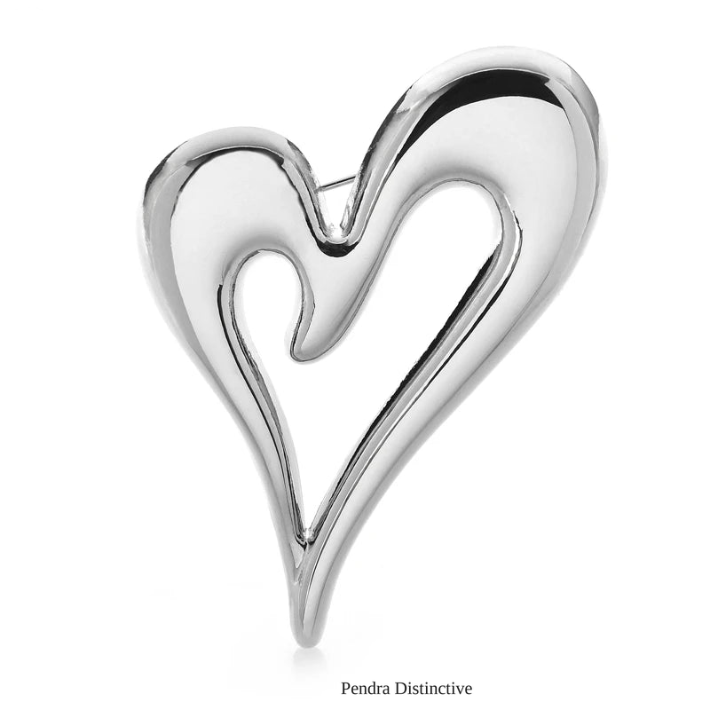 PENDRA 3-color Heart Brooch