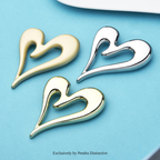 PENDRA 3-color Heart Brooch