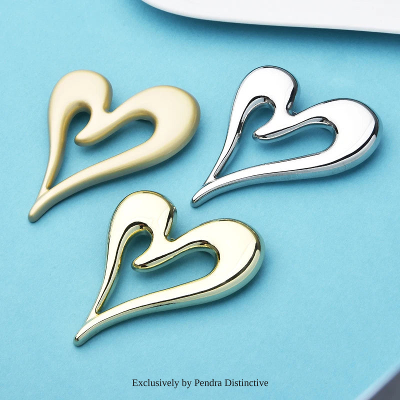 PENDRA 3-color Heart Brooch
