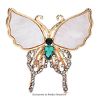 PENDRA Abalone Shell Butterfly Brooch