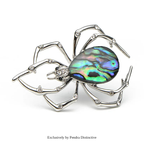 PENDRA Abalone Spider Insect Brooch