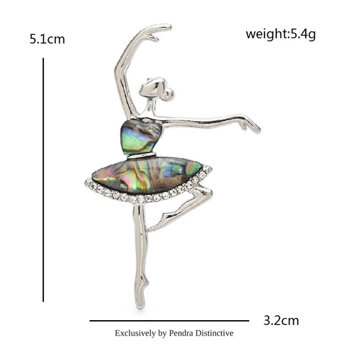 PENDRA Classic Abalone Shell Brooch