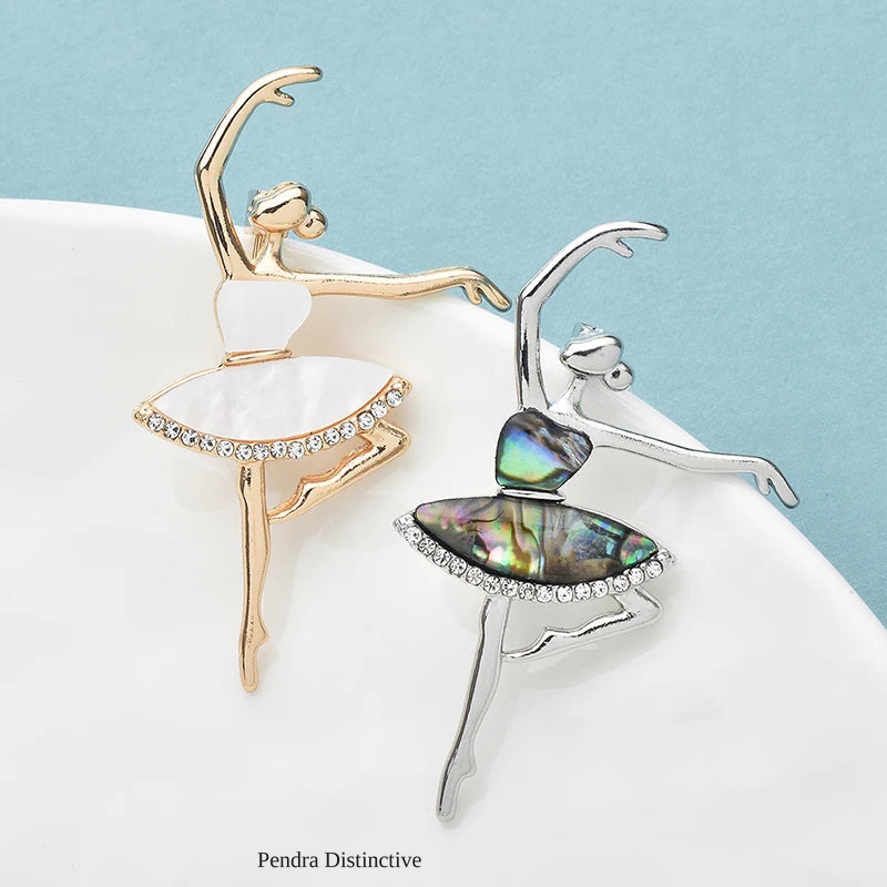 PENDRA Classic Abalone Shell Brooch