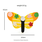 PENDRA Acrylic Cartoon Butterfly Brooch