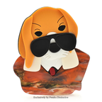 PENDRA Acrylic Dog Brooch