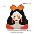 PENDRA Acrylic Beautiful Face Brooch
