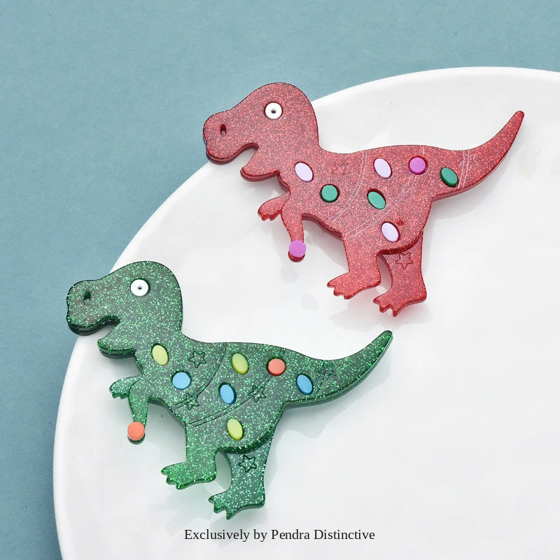 PENDRA Acrylic Lovely Dragon Brooch