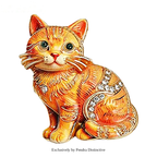 PENDRA Adorable Kitty Rhinestone Brooch