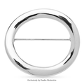 PENDRA Alloy Circle Brooch