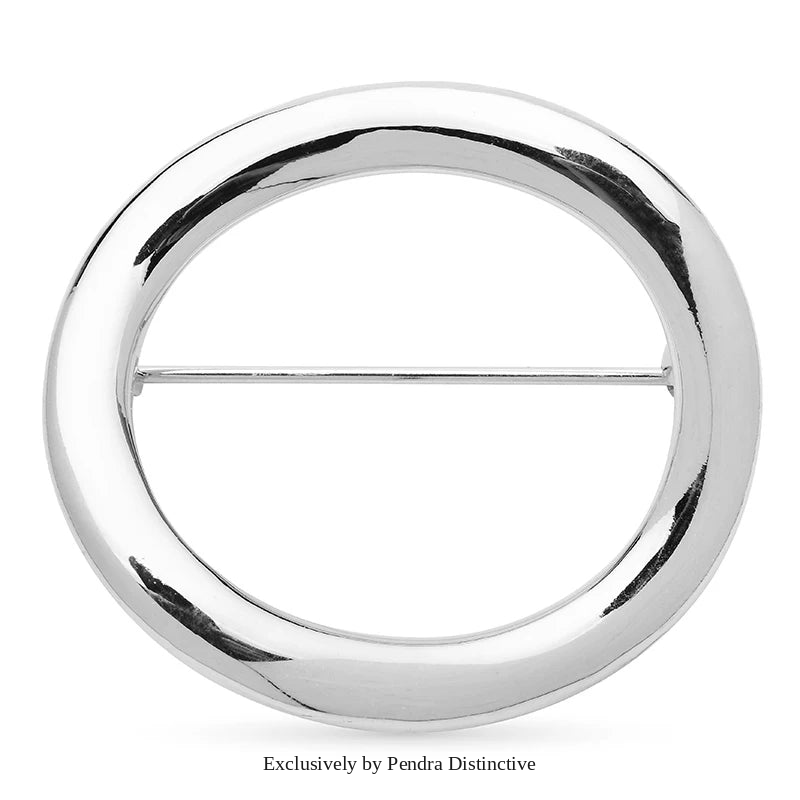 PENDRA Alloy Circle Brooch