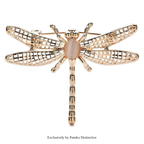 PENDRA Alloy Dragonfly Brooch