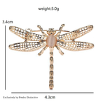 PENDRA Alloy Dragonfly Brooch