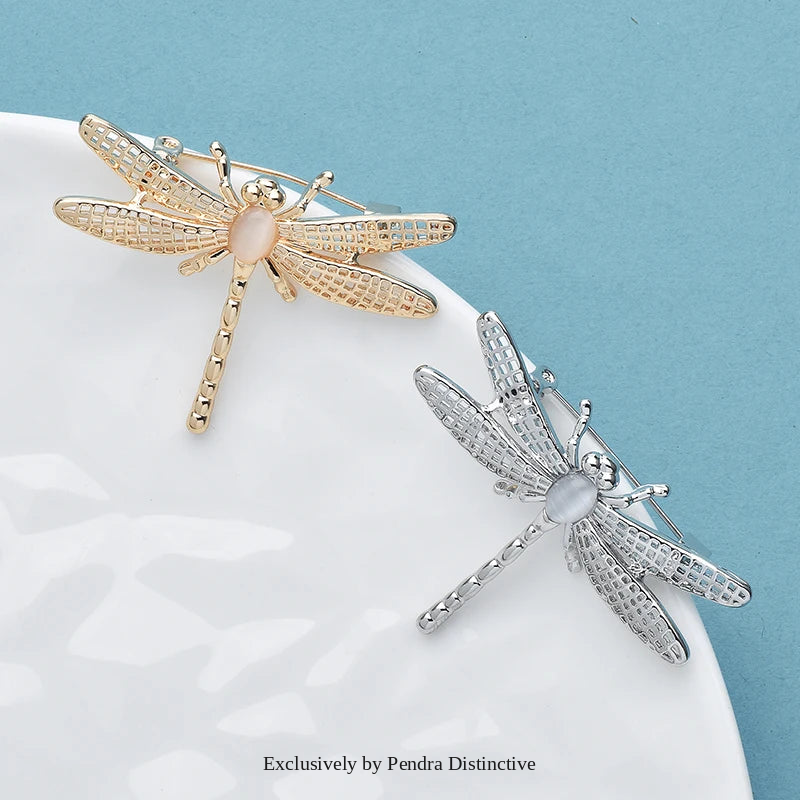 PENDRA Alloy Dragonfly Brooch